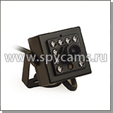 Миниатюрная камера KDM-6420G 700 ТВЛ с ИК подсветкой